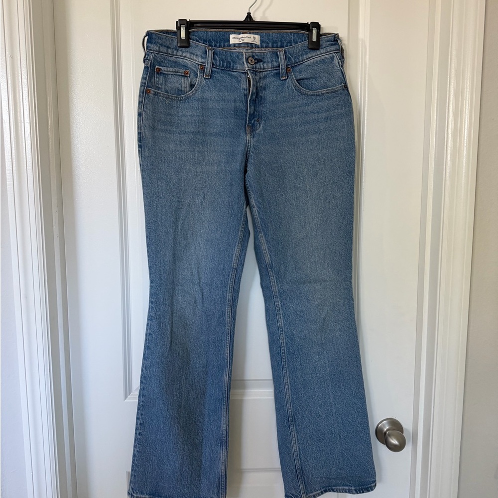 Abercrombie & Fitch Light Blue Flare Jeans